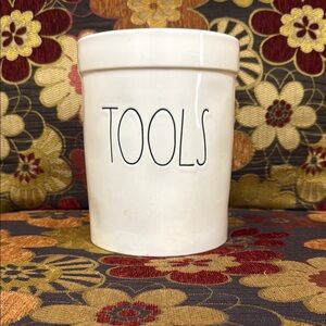 Rae Dunn Cream Ceramic Tools Holder